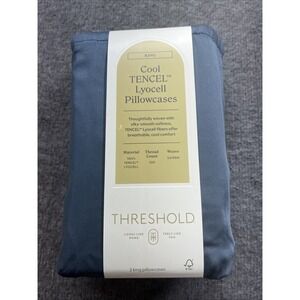 Threshold Cool Tencel 2 King Pillowcases‎ graphite King